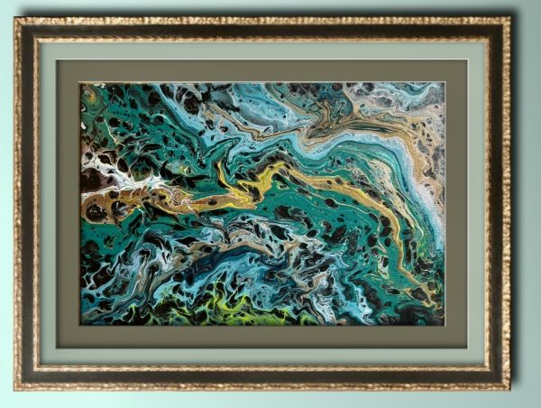 Green with Gold River